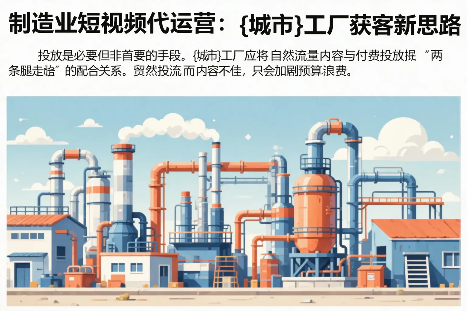 制造业短视频代运营:福州工厂获客新思路