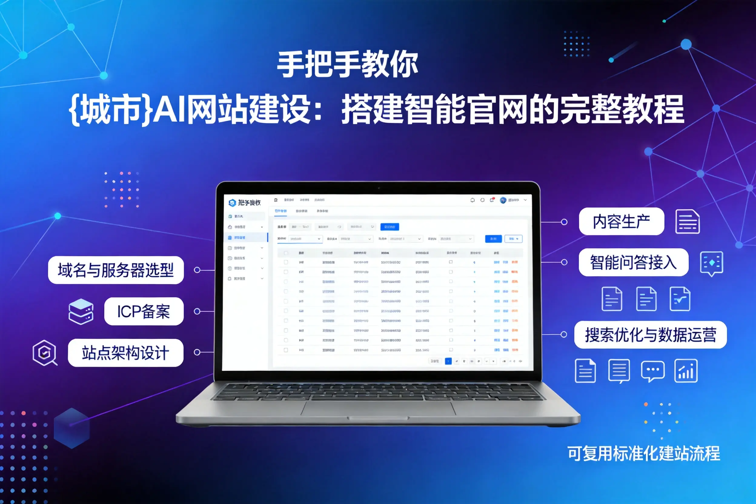 手把手教你福州AI网站建设：搭建智能官网的完整教程