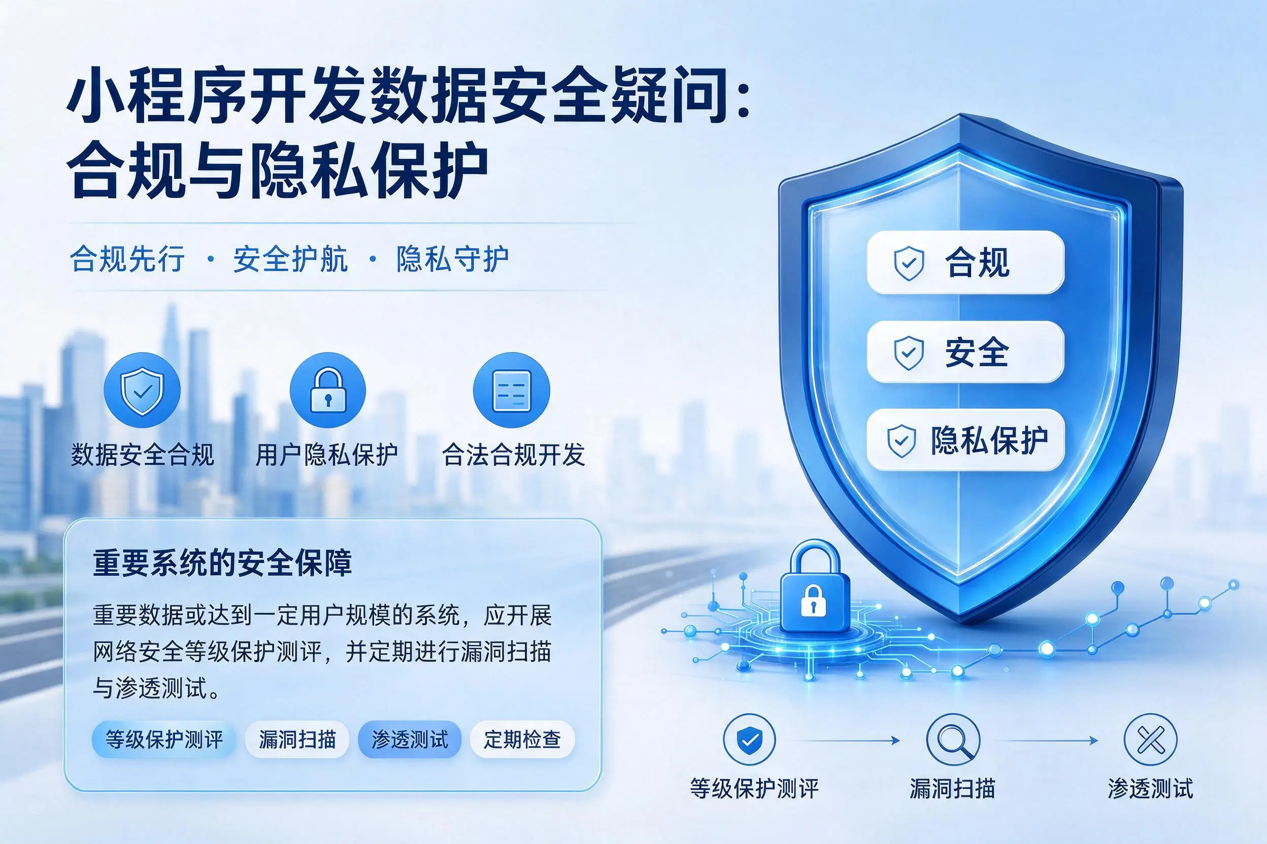 福州小程序开发数据安全疑问:合规与隐私保护
